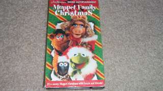 MUPPET FAMILY CHRISTMAS   1998 VHS   KERMIT THE FROG   MISS PIGGY 
