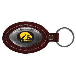  Iowa Leather Football Key Tag 