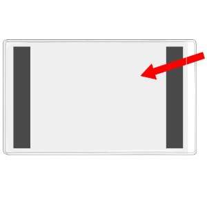 com StoreSMART®   3 x 5 Pocket with Magnet Strips for refrigerator 