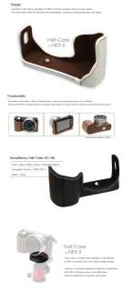 NEW HorusBennu Leather Camera Half Case Bag HC N5 (White) for SONY NEX 