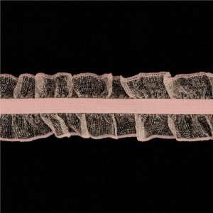  Riley Blake 1 Elastic Lace Trim Baby Pink By The Yard 
