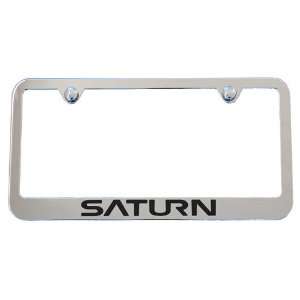  Saturn Chrome License Plate Frame High End Automotive