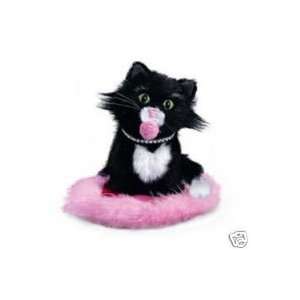   Licorice the cat with pink pillow, rhinestone collar Toys & Games