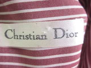 CHRISTIAN DIOR Mens La Chemise Red Striped Shirt Sz 32  