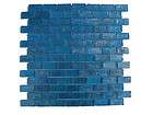 candy turquoise iridescent subway mosaic glass tile 11 sq ft kitchen 