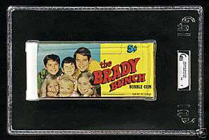 1969 TOPPS BRADY BUNCH 5 CENT WAX PACK GUM CARD BOX GAI 7 GEM  
