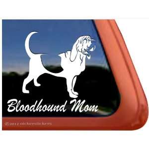  Bloodhound Mom Dog Vinyl Window Decal Automotive
