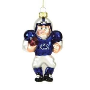   Caucasian Player Mouth Blown Glass Christmas Ornament