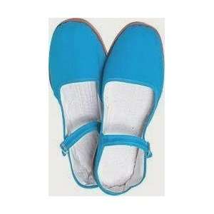   Chinese Cotton Mary Jane Shoes (SKY BLUE), Size 6 
