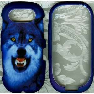 Blue Wolf Pantech Ease P2020 at&t phone hard case faceplate