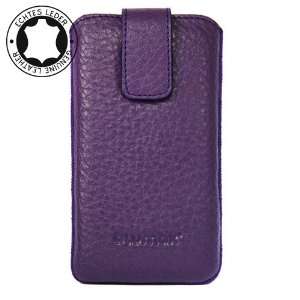  Original Blumax ® Purple Leather Case for Nokia E72 with 