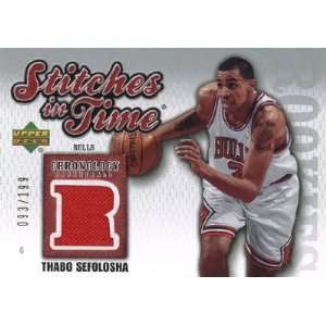  Thabo Sefolosha Upper Deck Stitches in Time Card Sports 