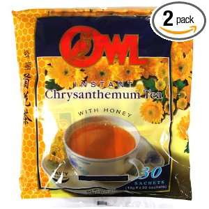 Owl Chrysanthemum Tea with Honey, 540 Grams (Pack of 2)  