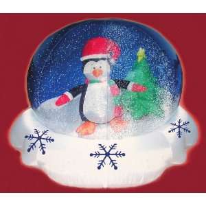  4Ft.   Airblown Penguin with Tree Snowglobe Christmas 
