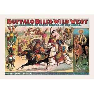  Vintage Art Buffalo Bill The Real Sons of the Soudan 