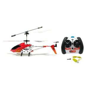  My Web RC Micro IR Metal Iron Eagle Helicopter   Red Toys 