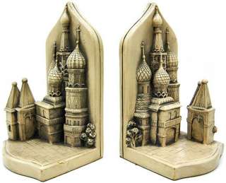 St. Basil`s Cathedral Bookends Book Ends Russia  