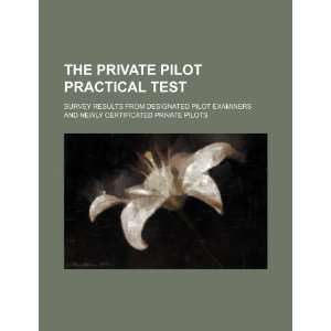 The private pilot practical test survey results from designated pilot 