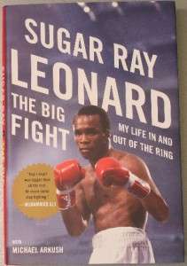 Sugar Ray Leonard The Big Fight Signed Book 1/1 Boxing  
