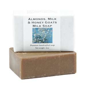  Almonds Milk & Honey Goat Milk Soap   4 oz bar Beauty