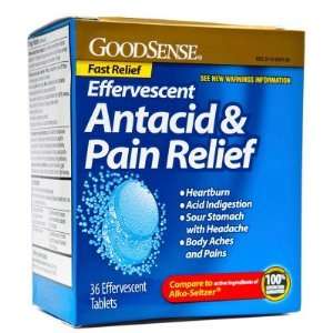  Good Sense  Pain Relief Effervescent, 36 Tablets Health 