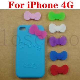 Hello Kitty Silicone Soft Skin Case iPhone 4 4G SkyBlue  