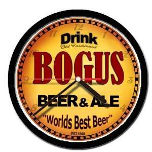  BOGUS beer and ale cerveza wall clock 