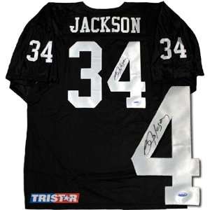 Bo Jackson Autographed Los Angeles Raiders Authentic Wilson Black 