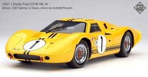   GT40 Mk IV #1 Winner 1967 Mario Andretti Bruce McLaren RLG18051  