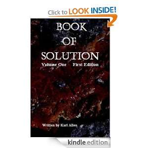 Book of Solution Karl Allen, Nathan Allen  Kindle Store