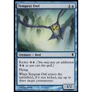    Magic the Gathering   Tempest Owl   Zendikar   Foil Toys & Games