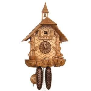  Adolf Herr Cuckoo Clock 8 day Black Forest House 17 Inches 