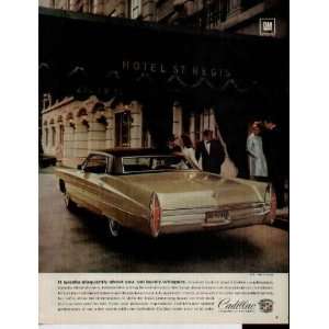  At the Hotel St. Regis.  1968 Cadillac Ad, A3997 