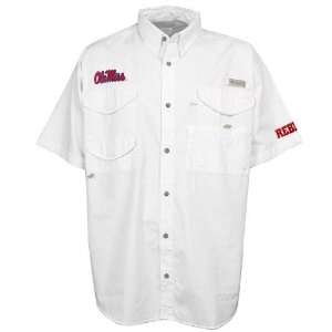 Mississippi Rebels White Bonehead Short Sleeve Shirt 