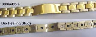 MACHO GP BIO Healing Stainless Steel Magnetic Bracelet Natural 