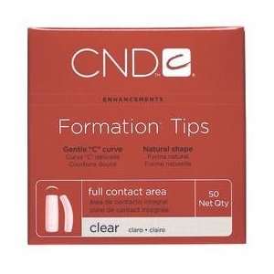  Creative Nail Design FORMATION TIPS   CLEAR 50pk #2 16382 