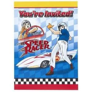  Speed Racer Classic Party Invitations 8 Pack Toys & Games