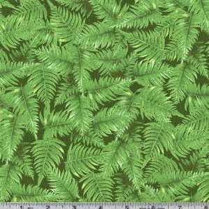 43 Wide Michael Miller Summer Day Summer Fern Green Fabric By The 