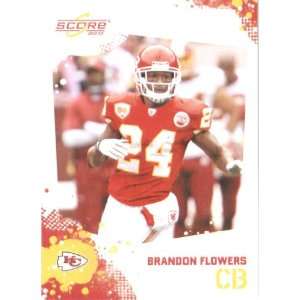 2010 Score Glossy #141 Brandon Flowers   Kansas City Chiefs (Football 