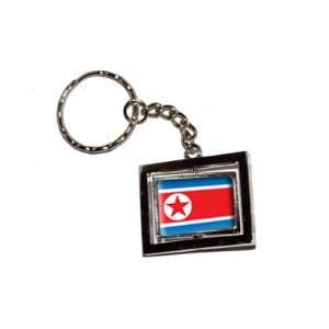  North Korea Korean Country Flag   New Keychain Ring 