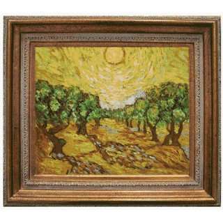  Vincent van Gogh   Olive Trees with Yellow Sun and Sky 