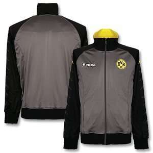  09 10 Borussia Dortmund Training Jacket   Grey/Black 