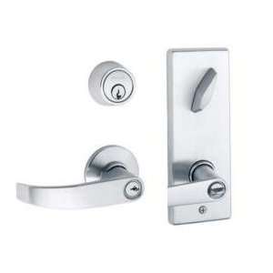 Schlage S210PD 606 Satin Brass Entrance Single Locking Interconnected 