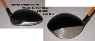 NON CONFORMING SHAVED TAYLORMADE R9 WORLDS HOTTEST DRIVER 880 COR 