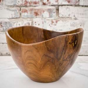  Teakwood Curved Lip Bowl