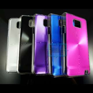 Aluminum Metal&Plastic Hard Back Case Cover for Samsung Galaxy S2 