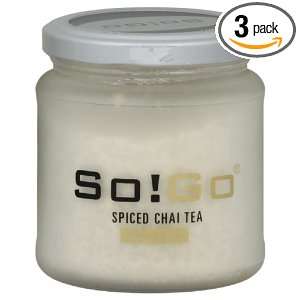 So Go Spiced Chai Tea, 7.05 Ounce (Pack of 3)  Grocery 