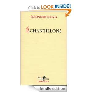 Échantillons (LArpenteur) (French Edition) Éléonore Clovis 