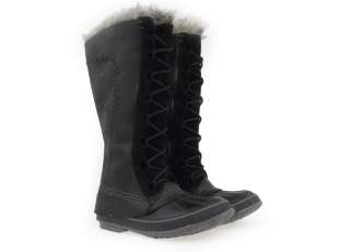 Womens Sorel Cate The Great Black Pewter Winter Boots US NL1642 010 