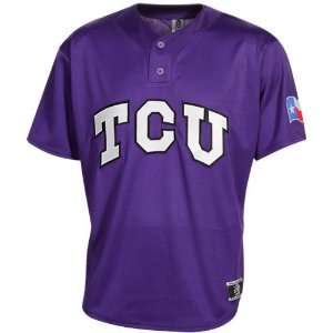   Horned Frogs (TCU) Youth Replica Baseball Jersey   Purple Sports